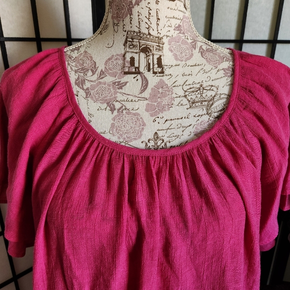 FINAL PRICE Counterparts Sleeveless Pink Top Size 2X - Picture 2 of 10
